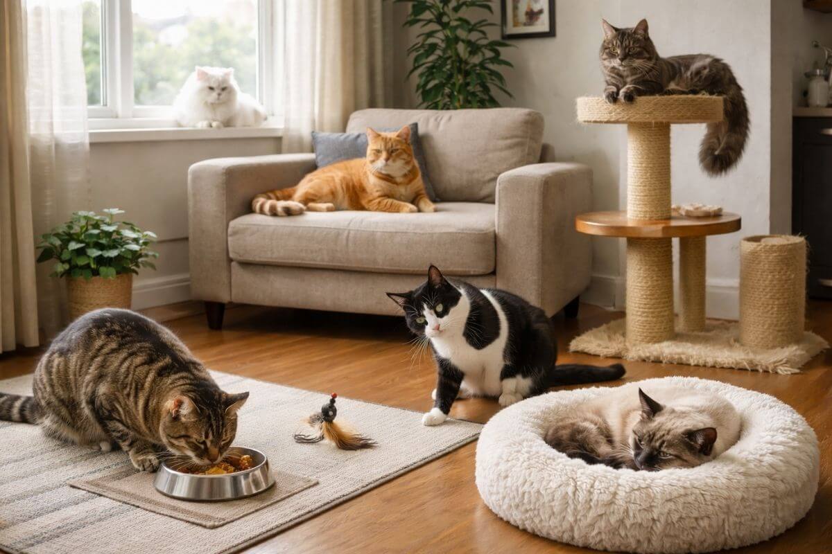 Déménager avec plusieurs chats : ce qui change vraiment (et comment les aider à s’ajuster)